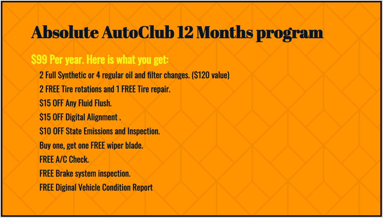 Absolute AutoClub Updated 12.1.21